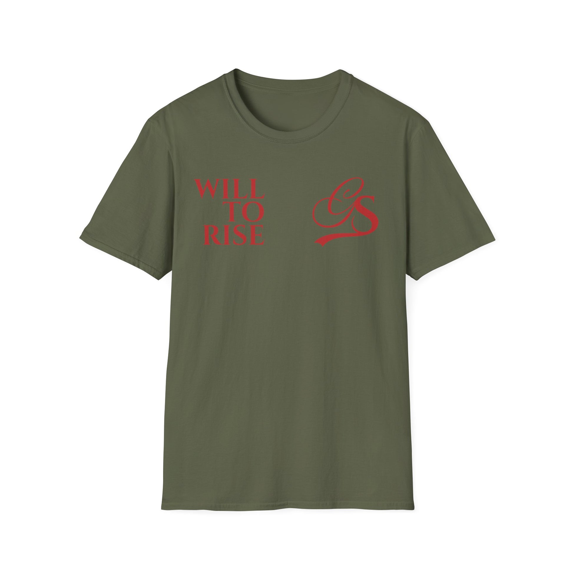 WILL TO RISE. T-shirt.