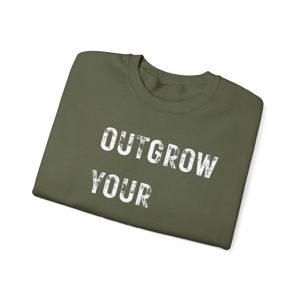 OUTGROW FORMER SELF. Sweatshirt.