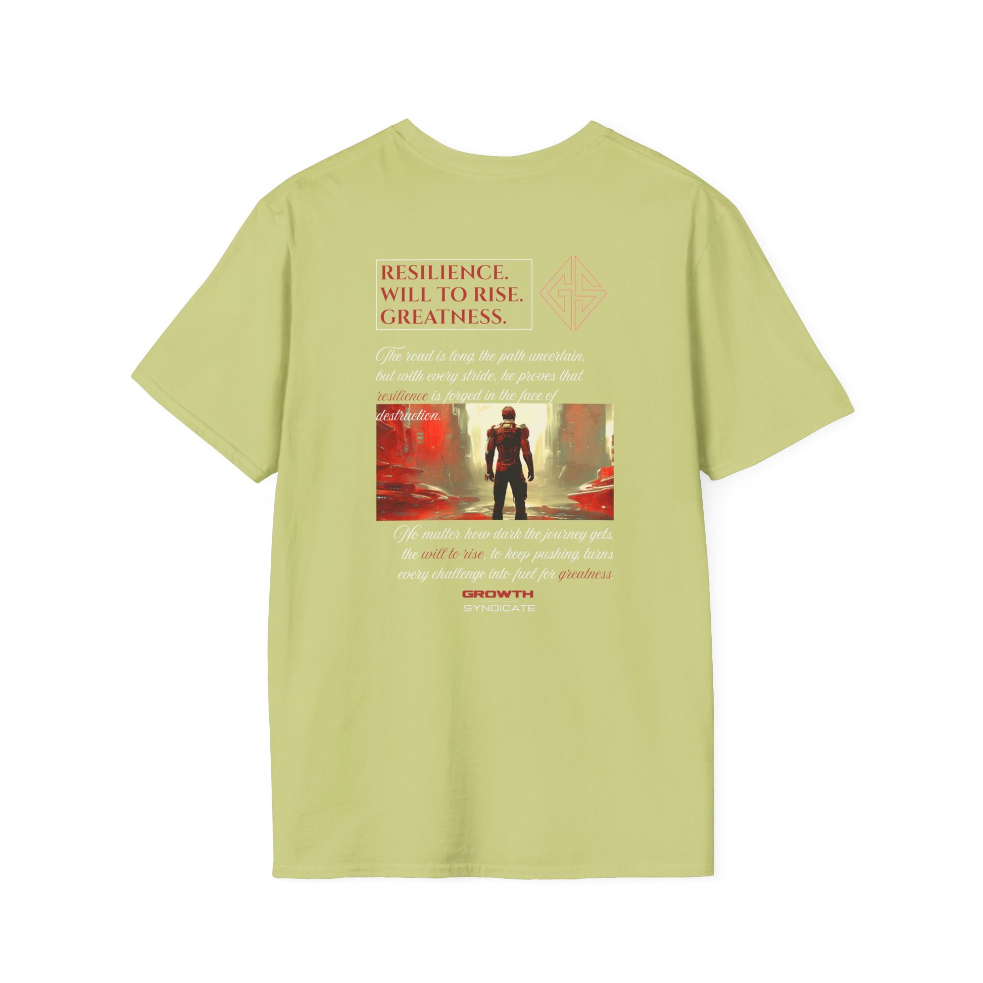 WILL TO RISE. T-shirt.
