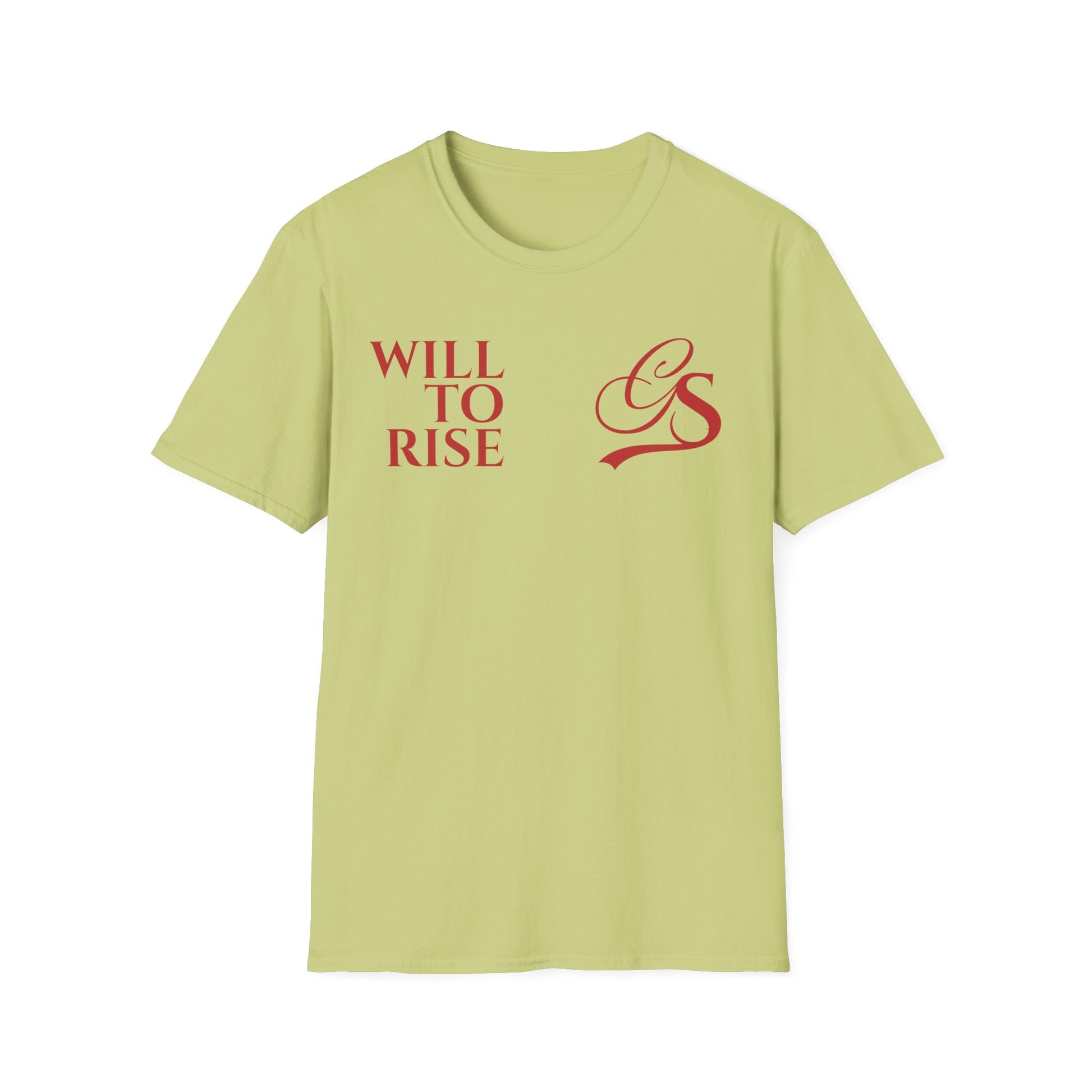 WILL TO RISE. T-shirt.