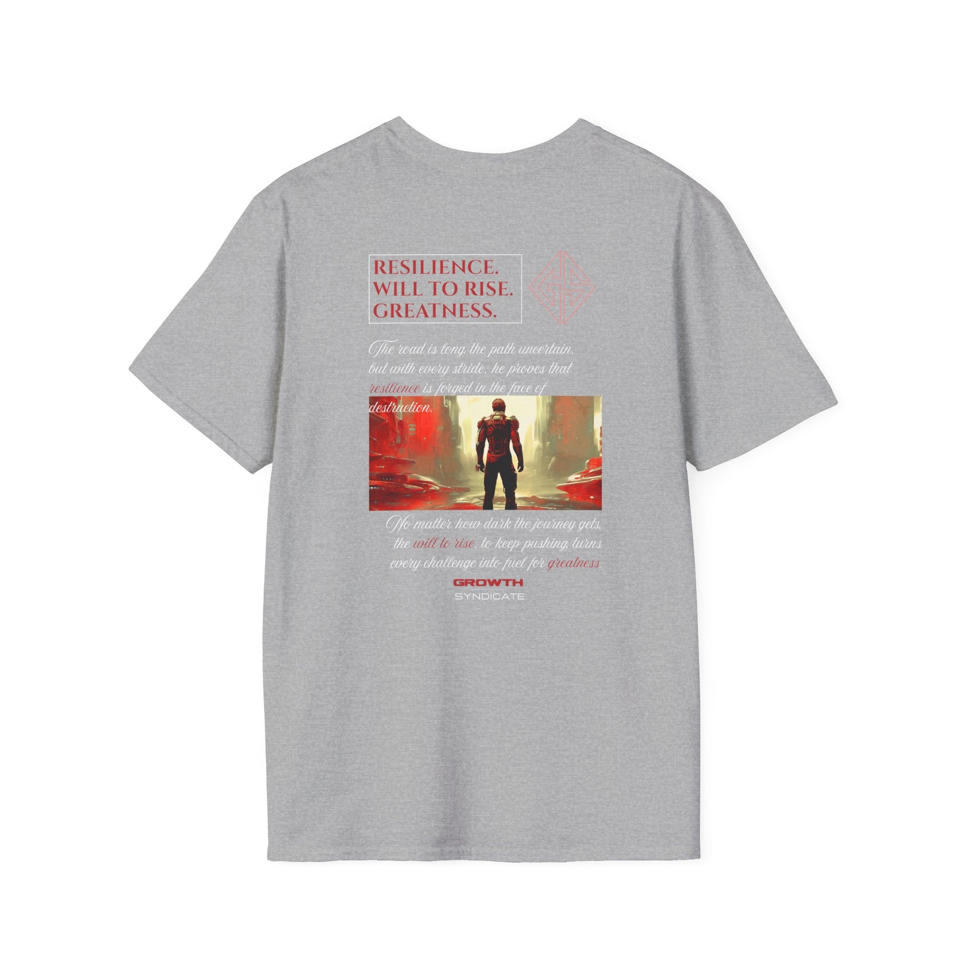 WILL TO RISE. T-shirt.
