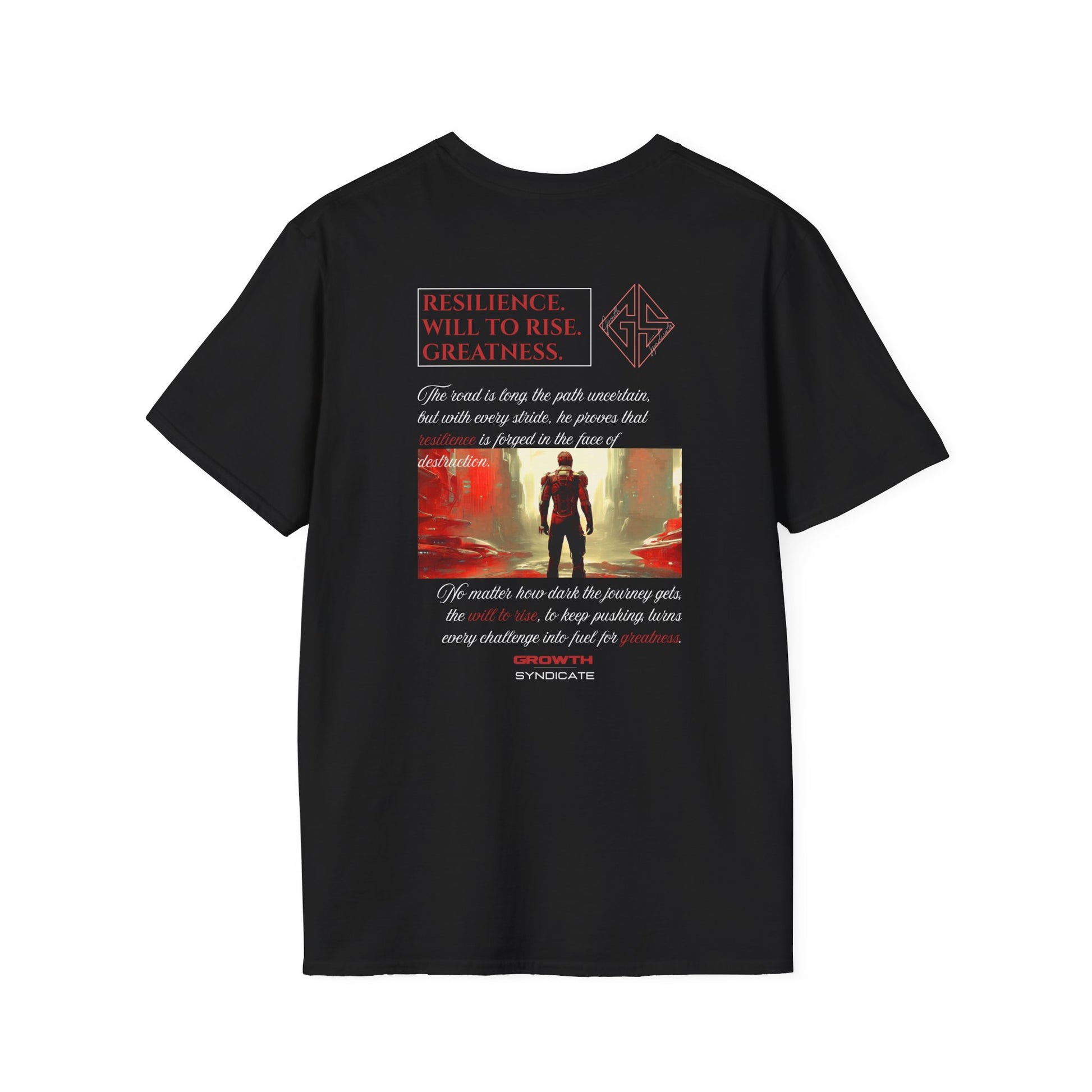 WILL TO RISE. T-shirt.