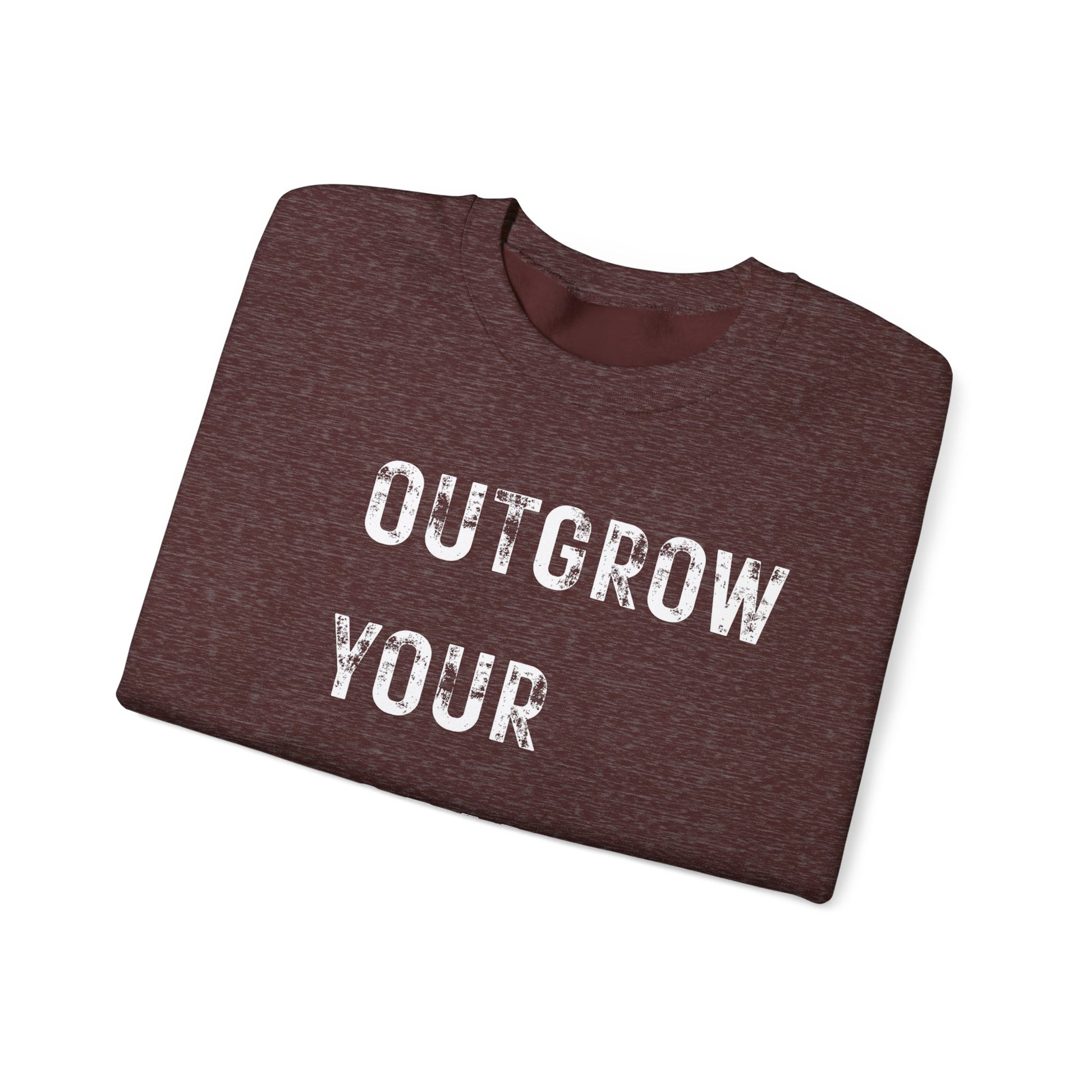 OUTGROW FORMER SELF. Sweatshirt.