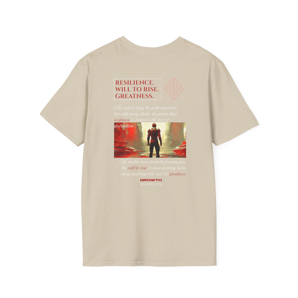 WILL TO RISE. T-shirt.