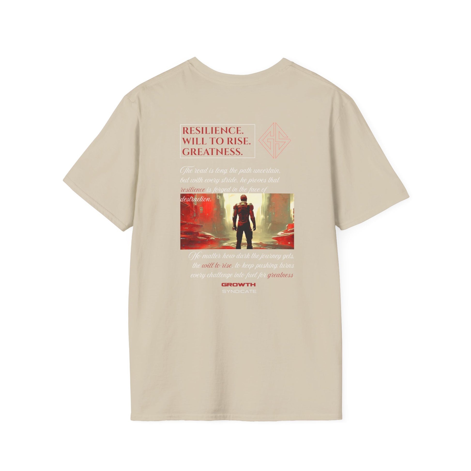 WILL TO RISE. T-shirt.