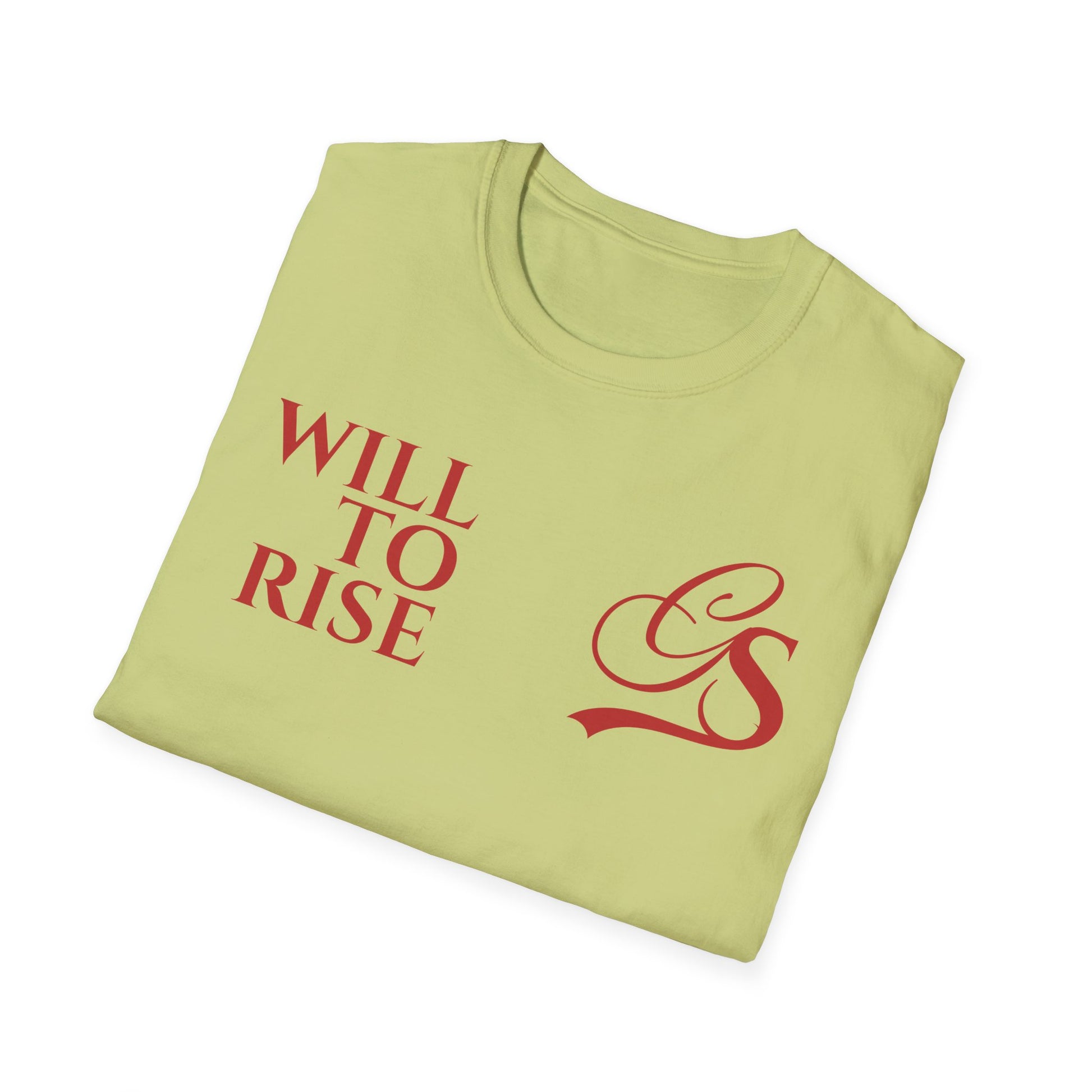 WILL TO RISE. T-shirt.