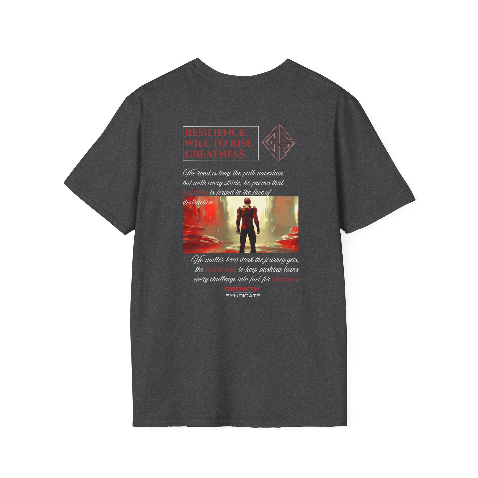 WILL TO RISE. T-shirt.