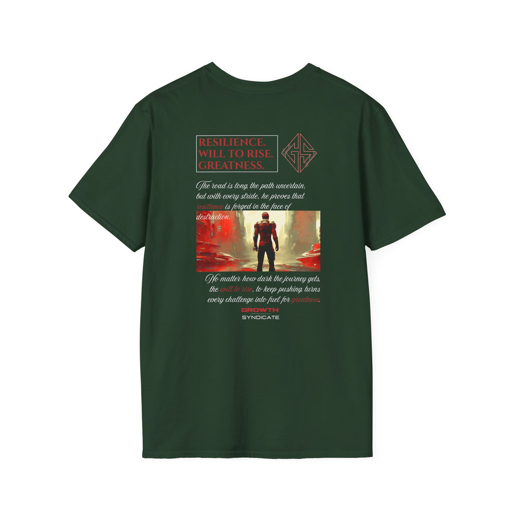 WILL TO RISE. T-shirt.