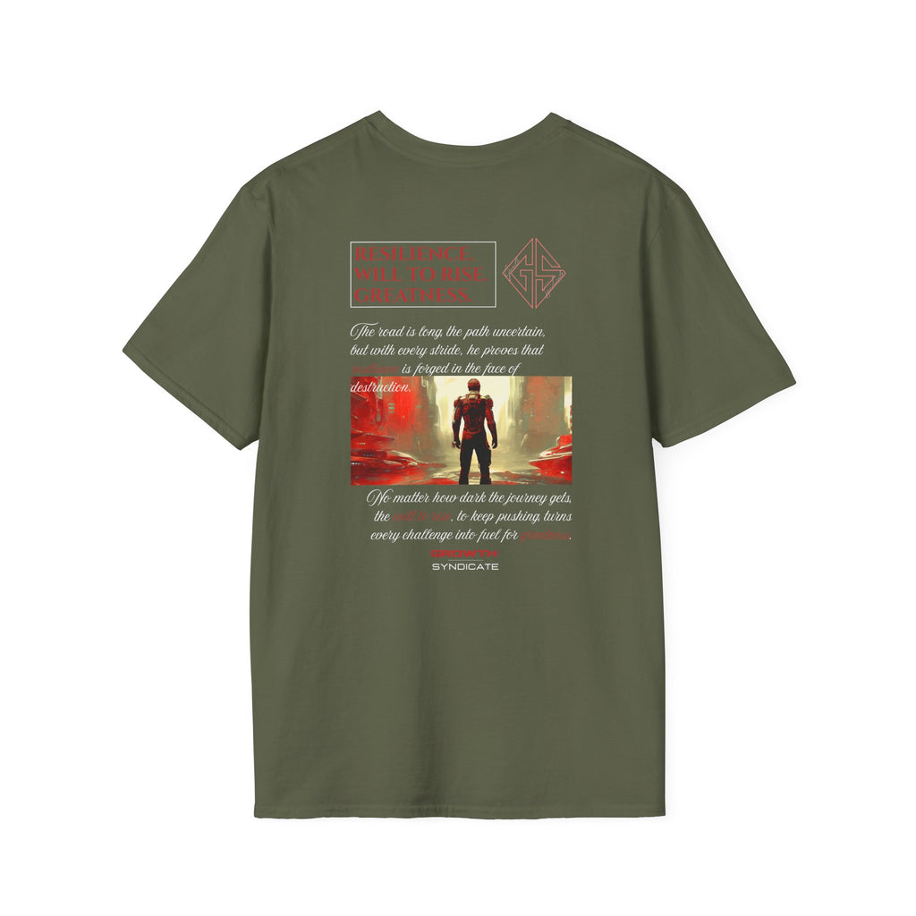 WILL TO RISE. T-shirt.