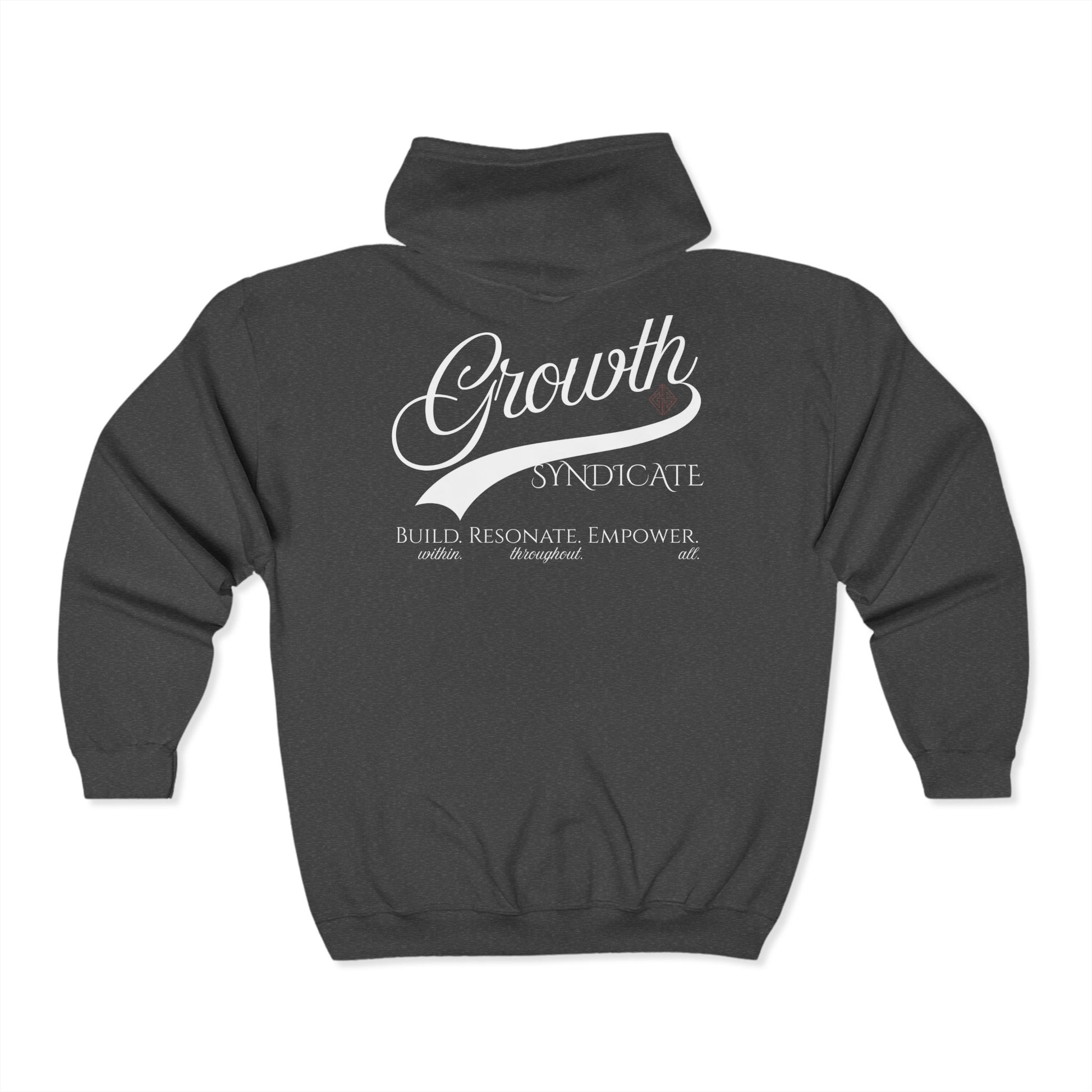 GROWTH ZIP-UP HOODIE.