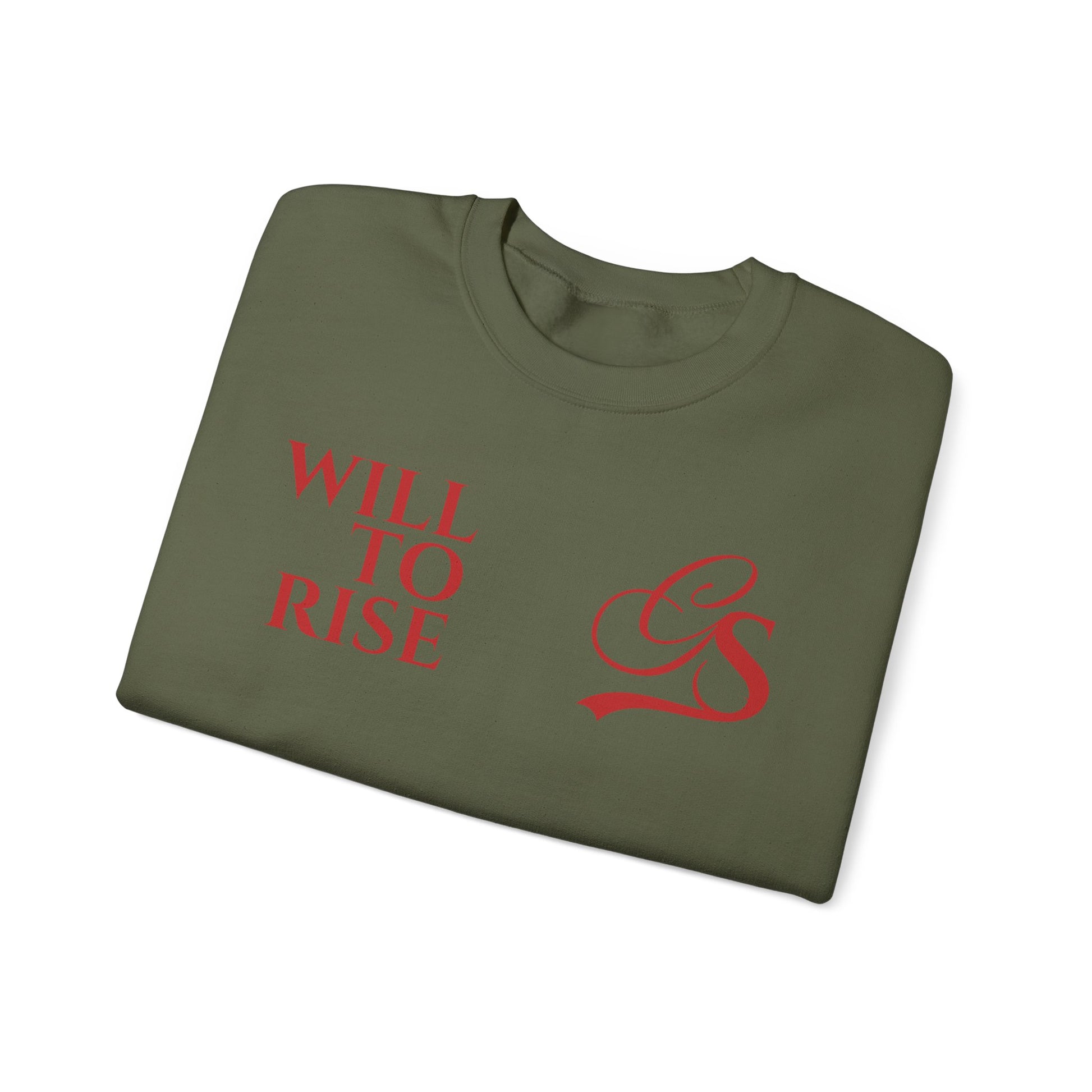 WILL TO RISE. Sweatshirt.