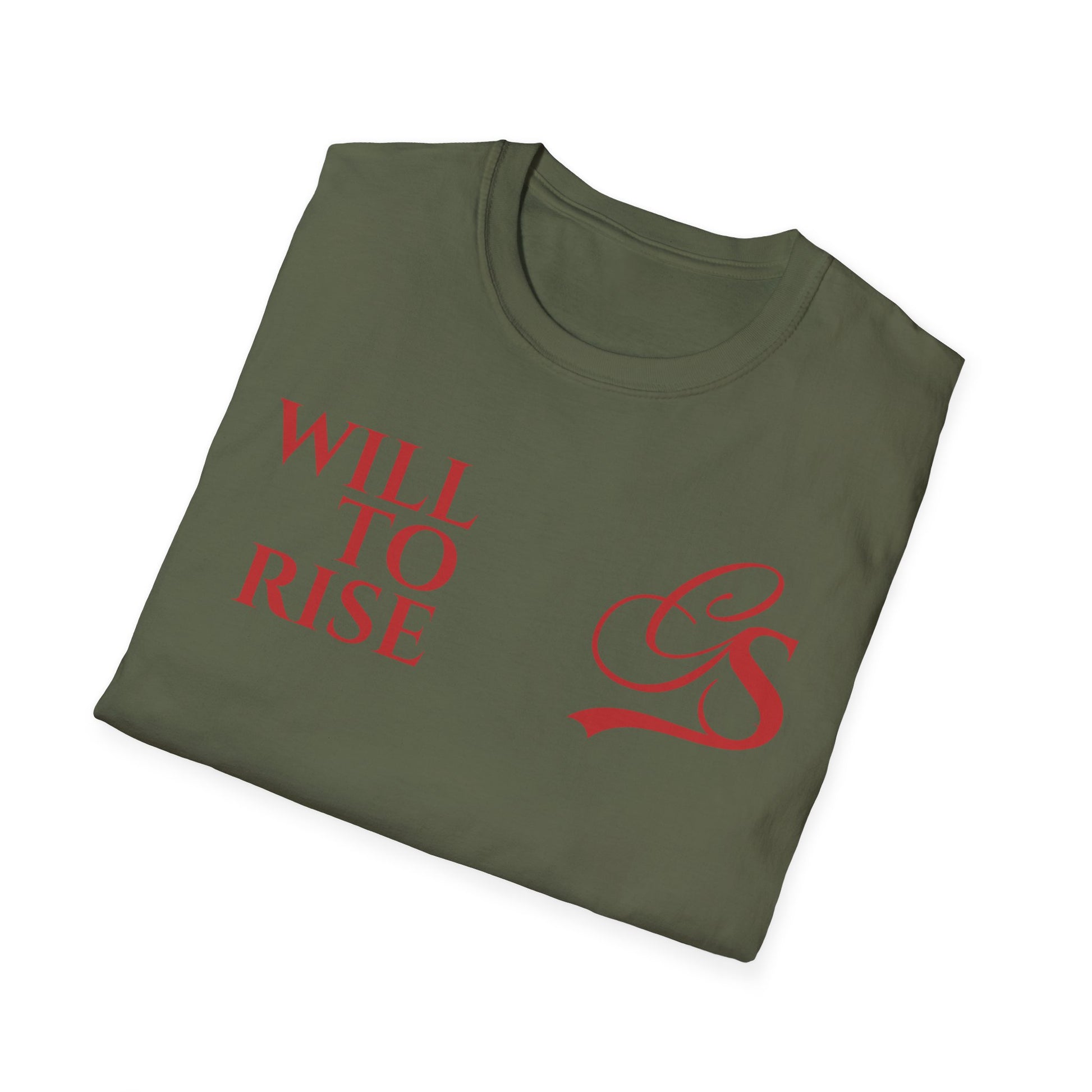 WILL TO RISE. T-shirt.