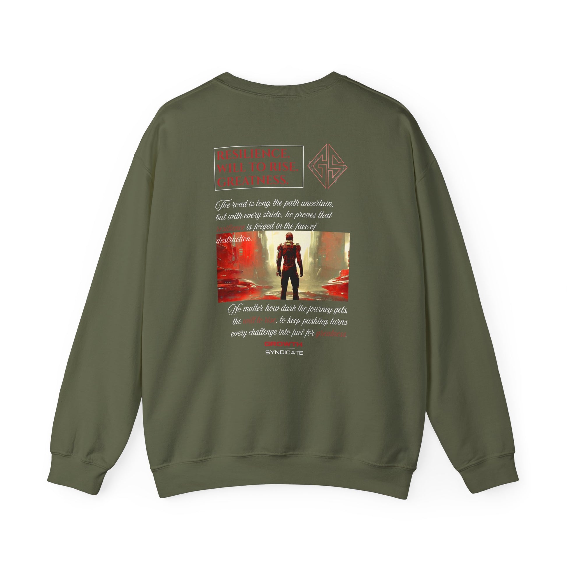 WILL TO RISE. Sweatshirt.