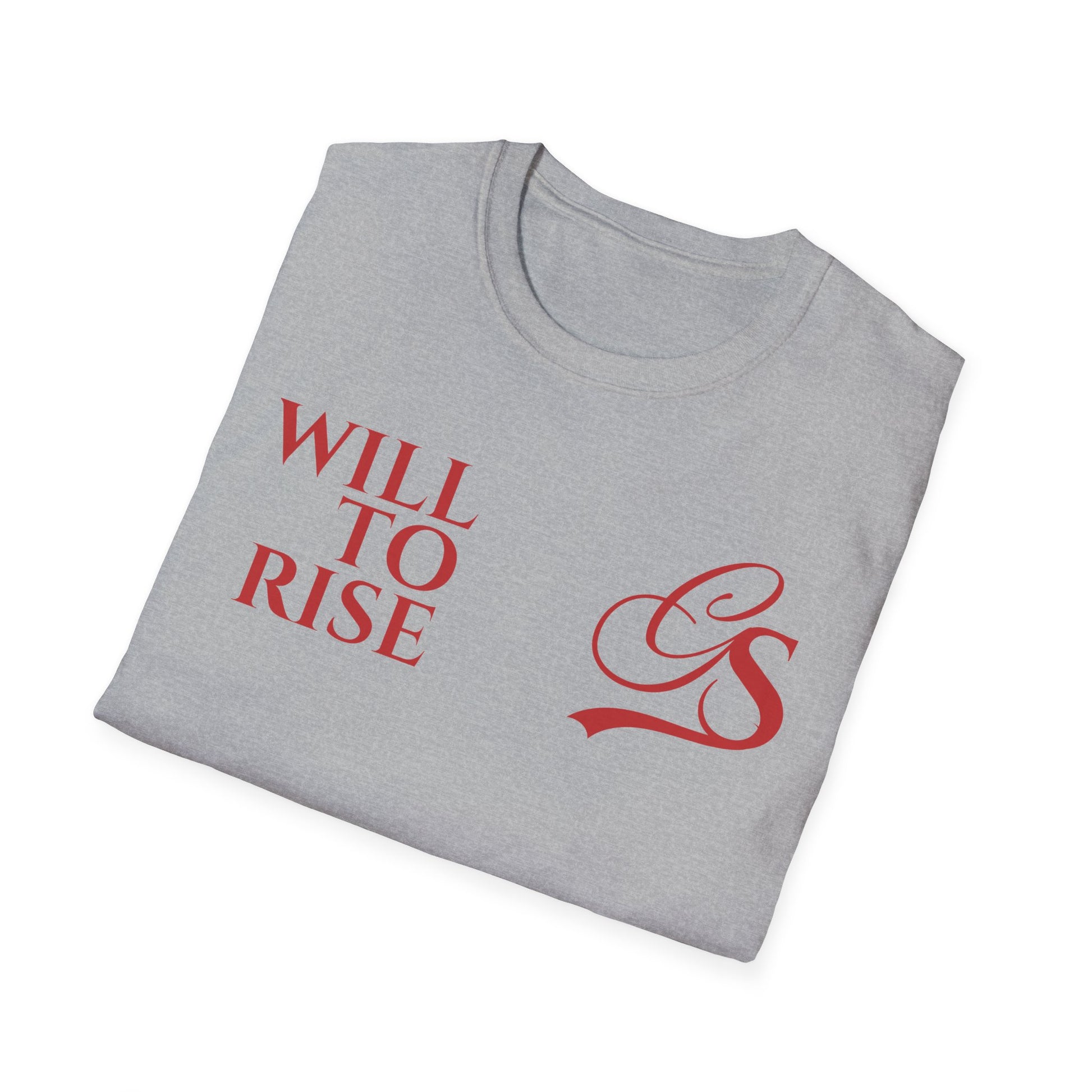 WILL TO RISE. T-shirt.