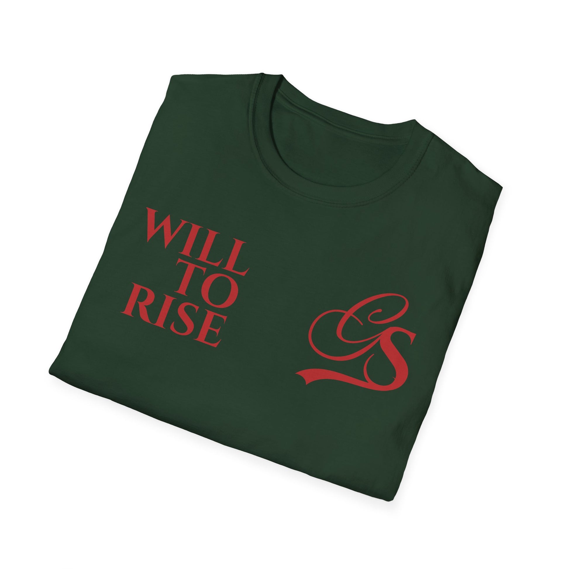 WILL TO RISE. T-shirt.