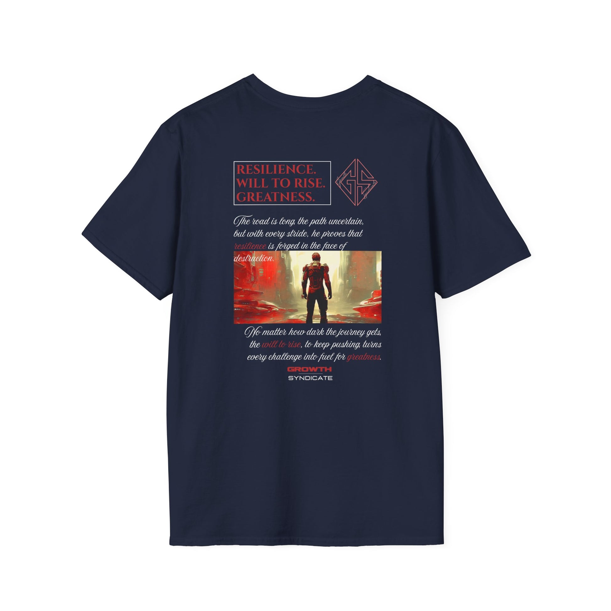 WILL TO RISE. T-shirt.
