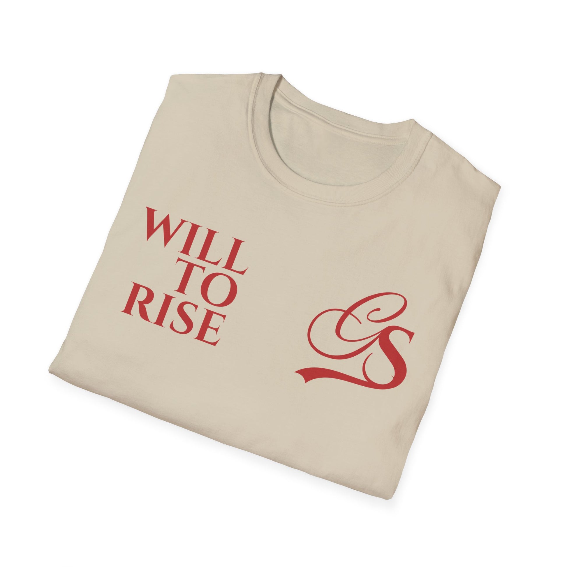 WILL TO RISE. T-shirt.
