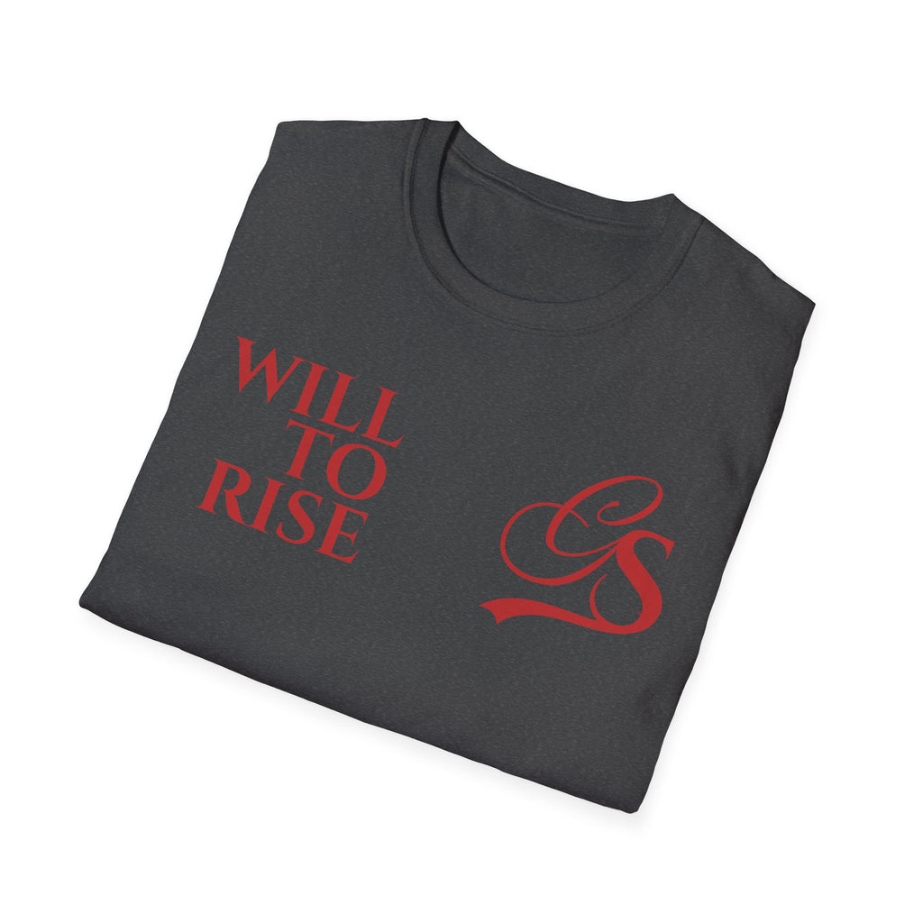 WILL TO RISE. T-shirt.