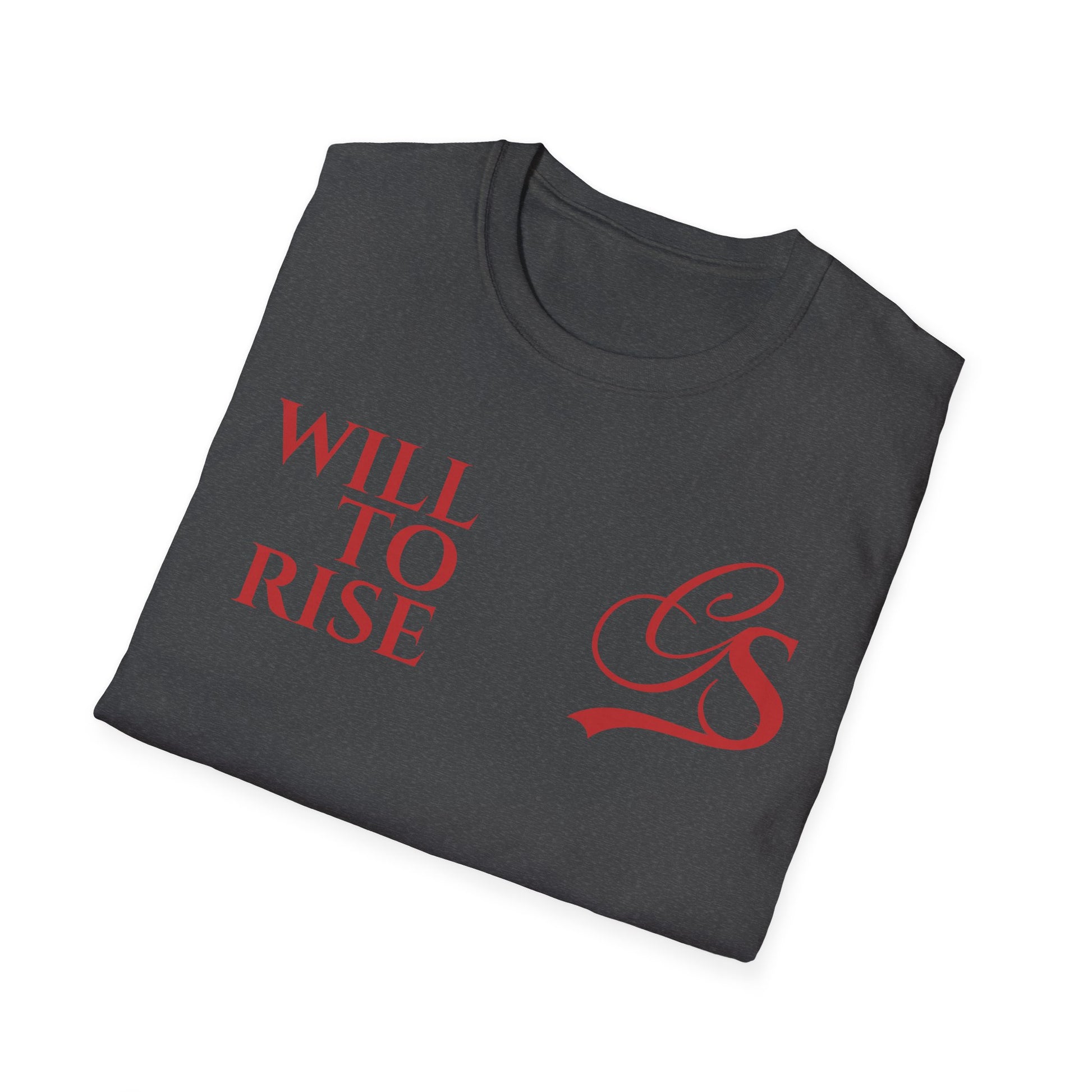 WILL TO RISE. T-shirt.